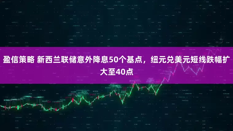 盈信策略 新西兰联储意外降息50个基点，纽元兑美元短线跌幅扩大至40点
